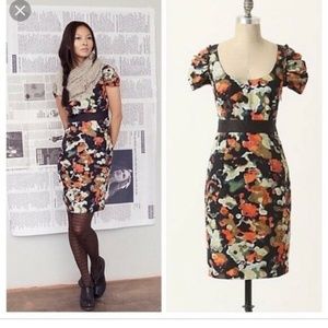 Anthropologie Moulinette Soeurs Pittore Silk Dress